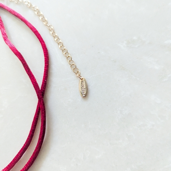 Anthropologie X Serefina Pink Tropical Choker - Picture 2 of 2